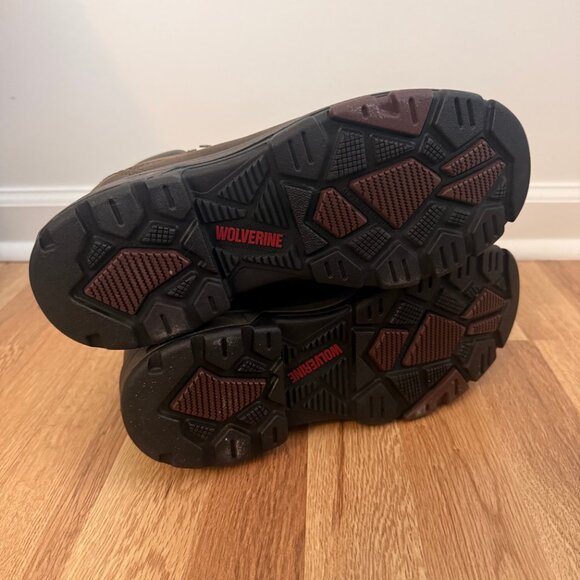 Wolverine Cabor 6" Waterproof Composite Toe Boots | Dark Coffee | Men’s 9 EW - Picture 5 of 11